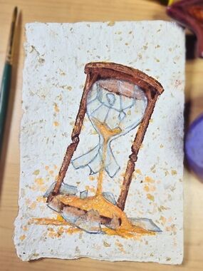 🎨 Reckless: Handmade Watercolour Gouache Painting